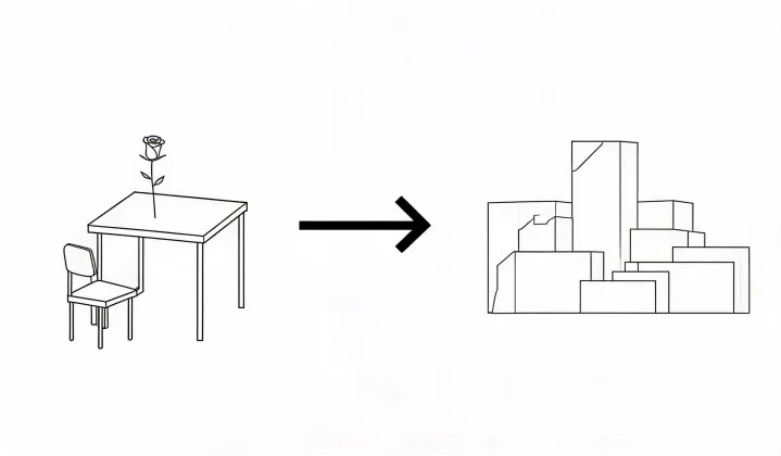 Illustration of a written gel top coat sourcing route, not a street map